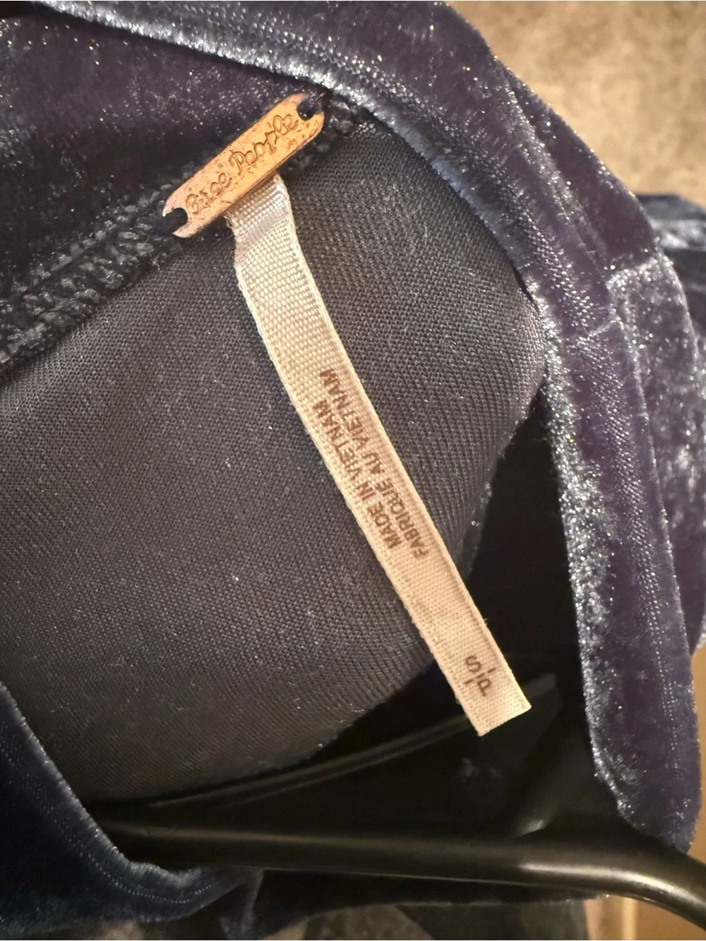 Free People soft velvet